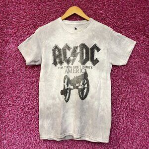 AcDc For Those About To Rock America Tie Dye Tshirt size Extra Small